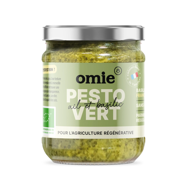 Pesto vert basilic bio (basilic d'idf) - 1