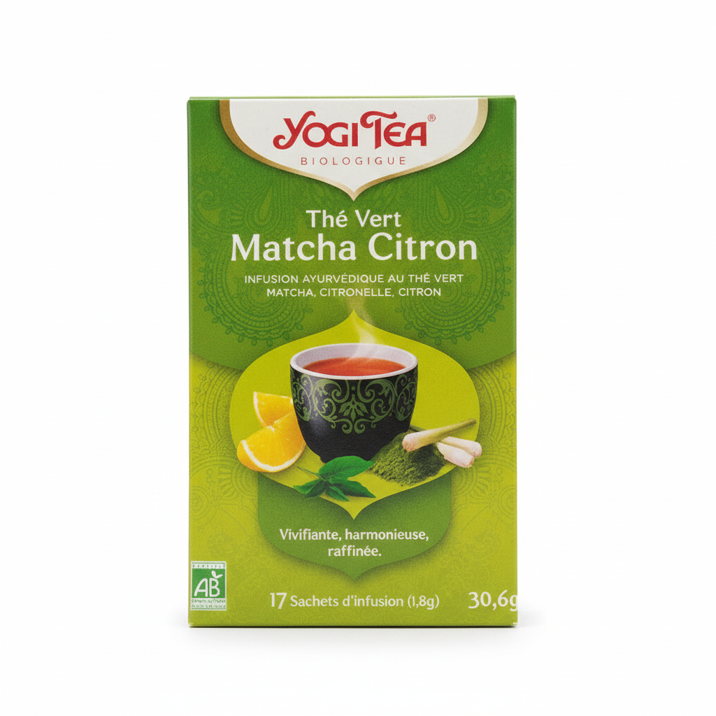 YOGI TEA -- ThE vert matcha citron