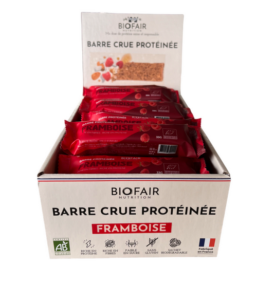 Barre protéinée bio framboise (prêt à vendre) - 1