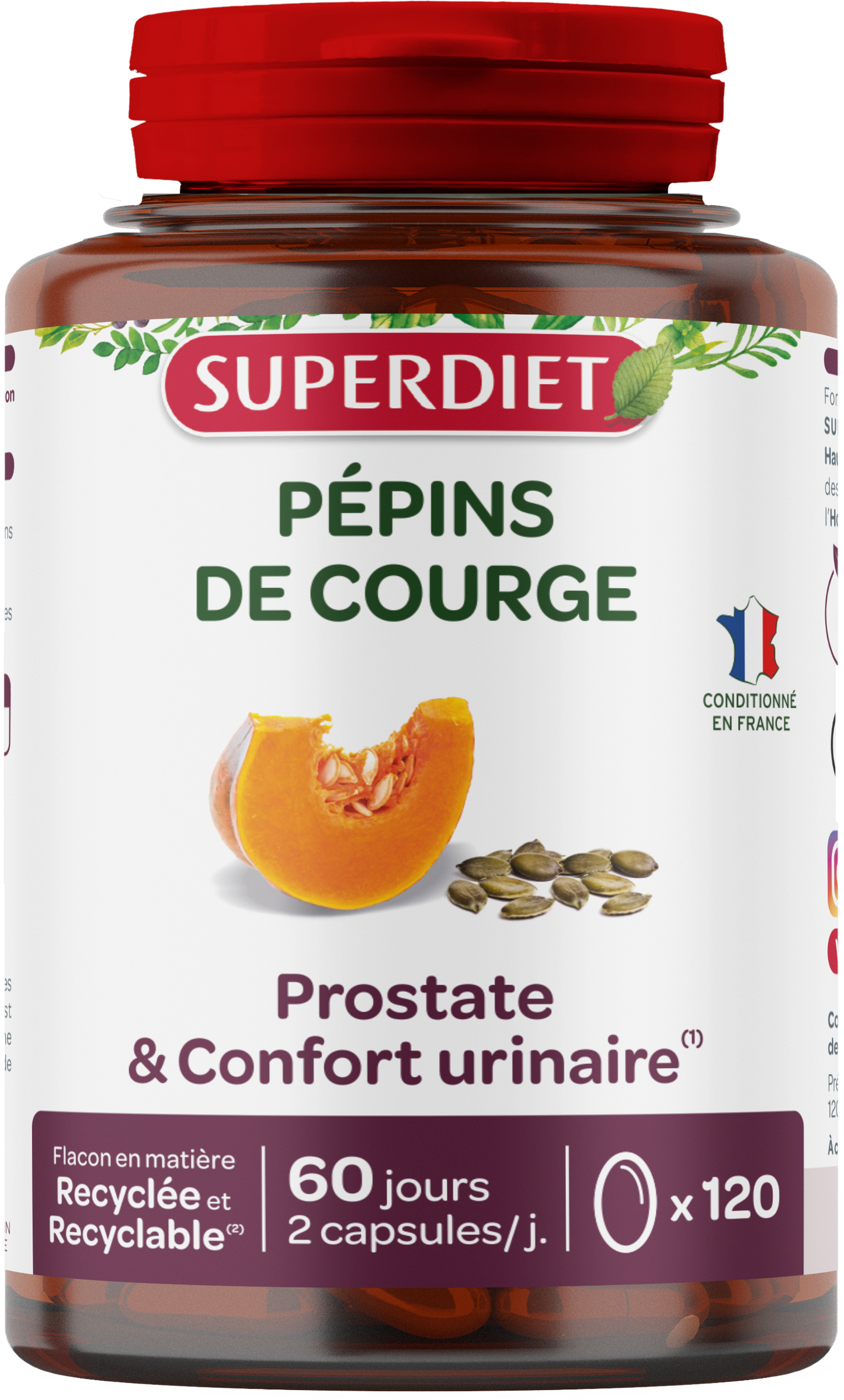 Huile de pépins de courge - 1