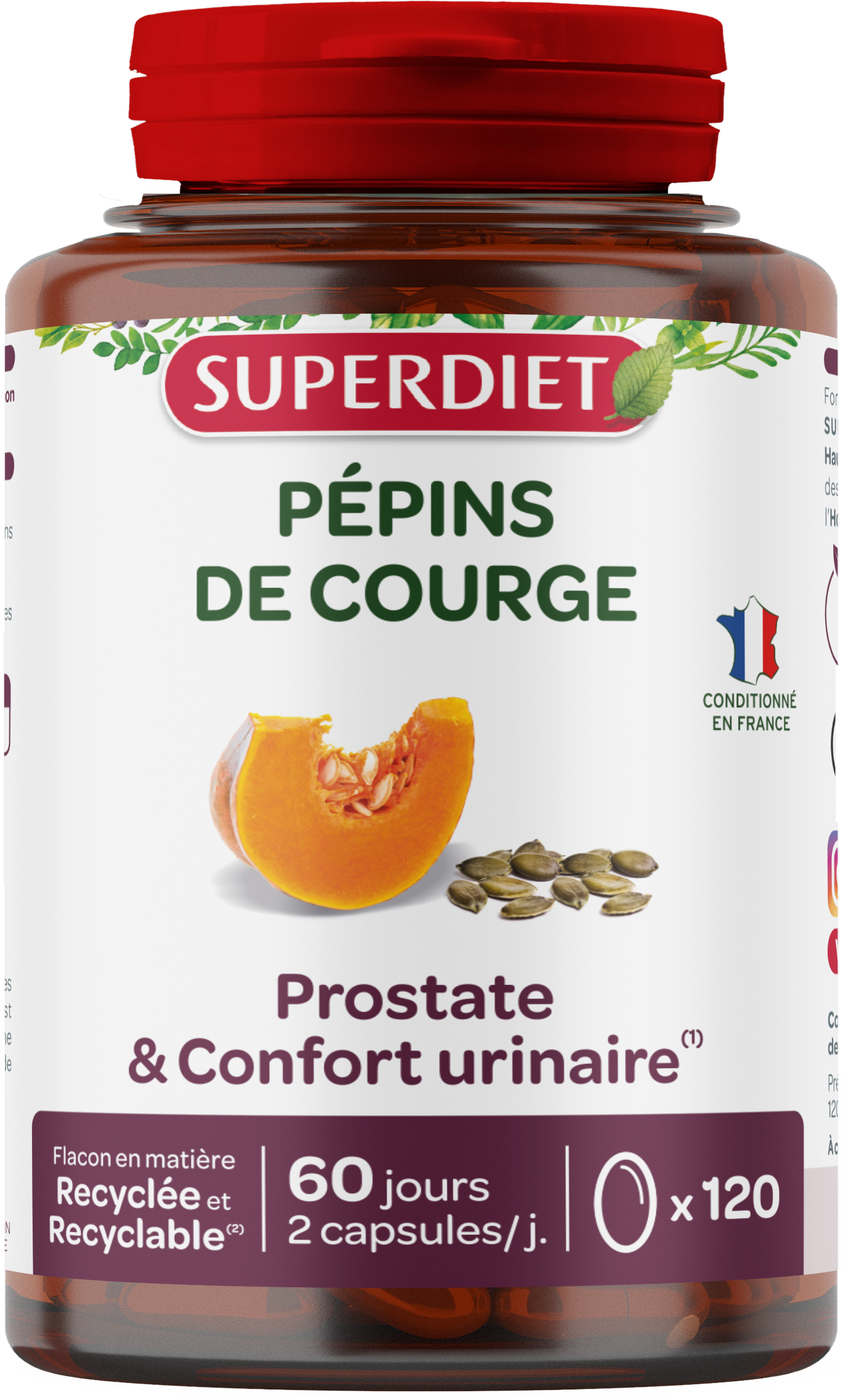 Huile de pépins de courge - 1